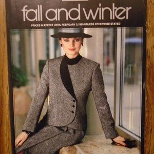 1984 SEARS CANADA, FALL AND WINTER, DEPARTMENT STORE CATALOG. RARE!!!